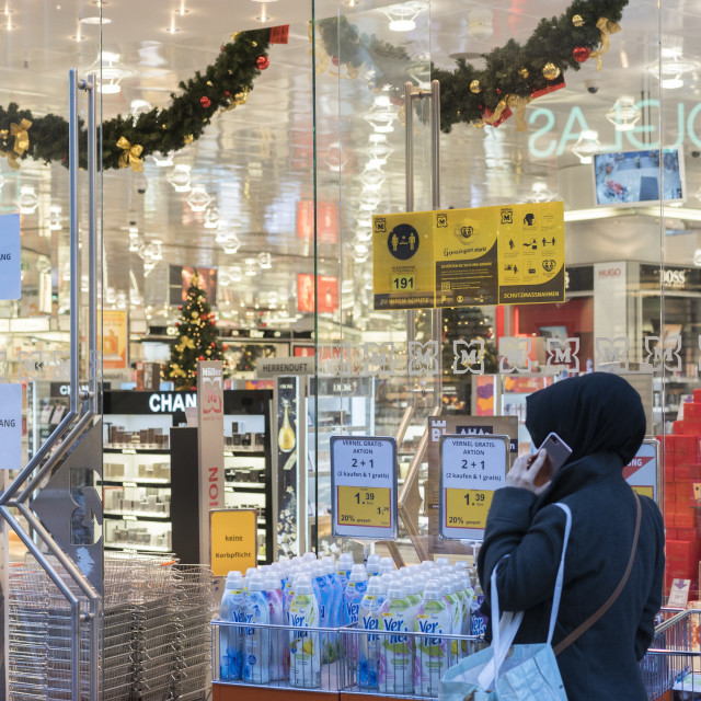 "Opened drugstore during Covid Lockdown" stock image