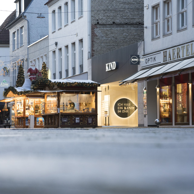 "Obernstrasse during Lockdown" stock image