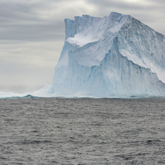 "0185 - Antarctica: the first iceberg" stock image