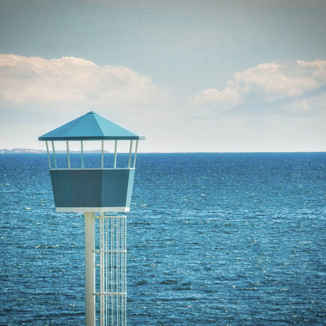 "Lifeguard Tower, City Beach" stock image