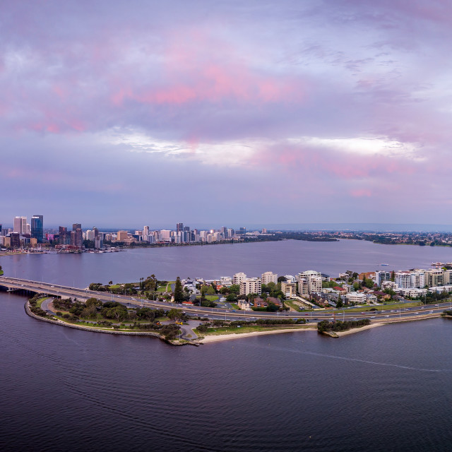 "Perth Across the Narrows" by Sam Blight - $12.45 "Perth Across the Narrows" stock image