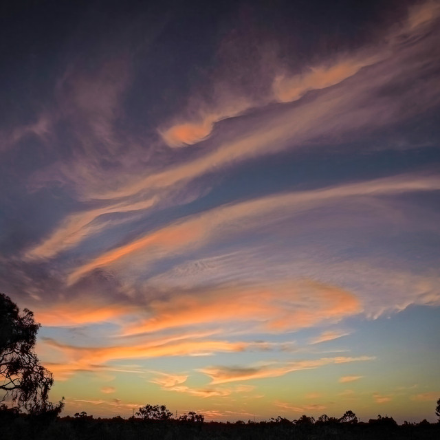 "Boya Sunset" stock image