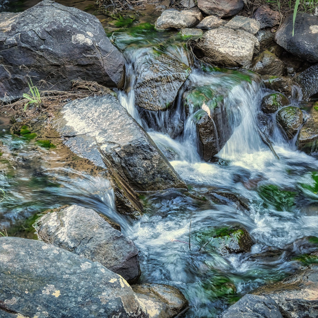 "Winter Creek, Perth Hills" stock image