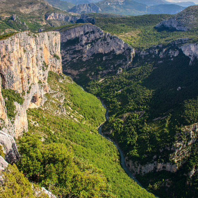 "Verdon Gorge, South of France" stock image