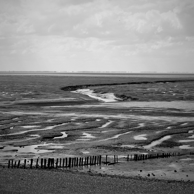 "The Wash, Snettisham, Norfolk" stock image