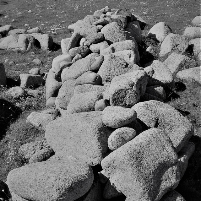 "Rock Feature, West of Ireland" stock image