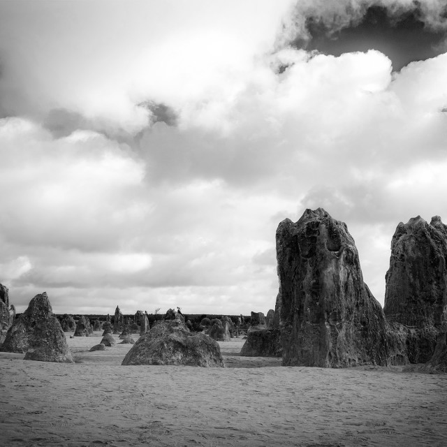 "Pinnacles Skyline" stock image