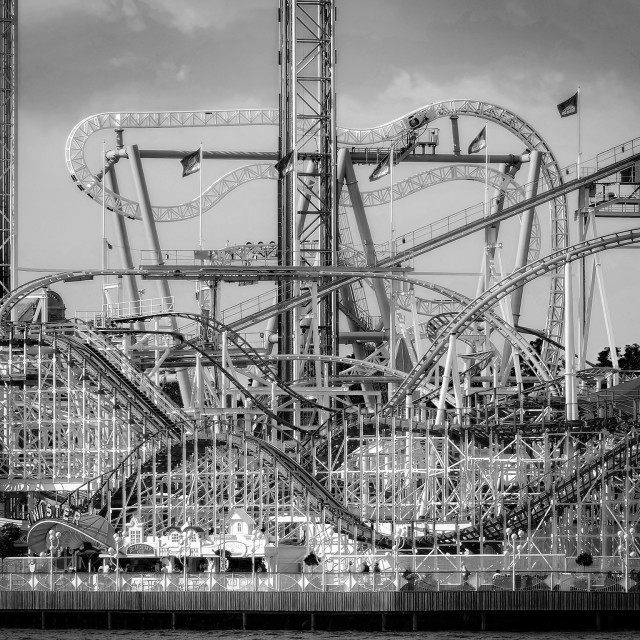 "Stockholm Amusement Park 2" by Sam Blight - $12.45 "Stockholm Amusement Park 2" stock image