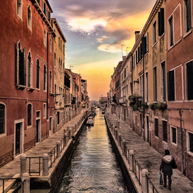 "Vista In Venice" stock image