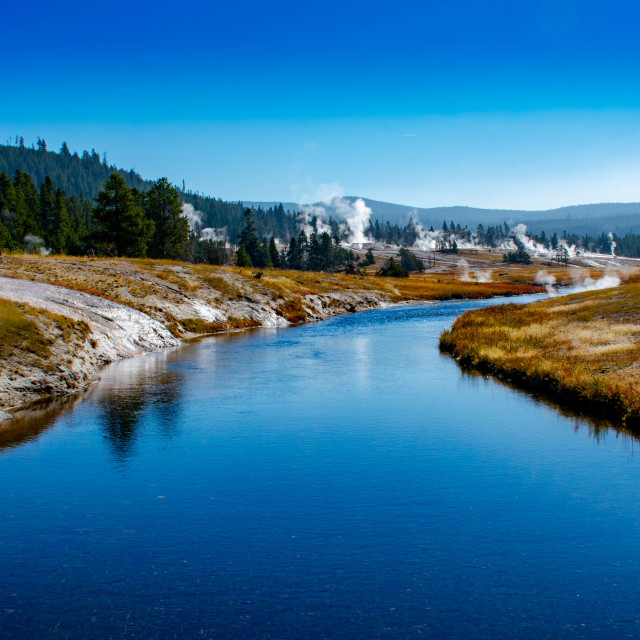 "A forbidding landscape" stock image