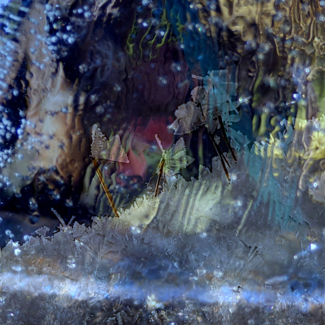 "Ice-magic in blue" by Rudolf Reinbacher - $31.34 "Ice-magic in blue" stock image