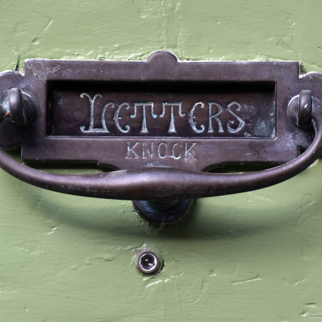 "Letter Box" by Len Howell - $12.64 "Letter Box" stock image