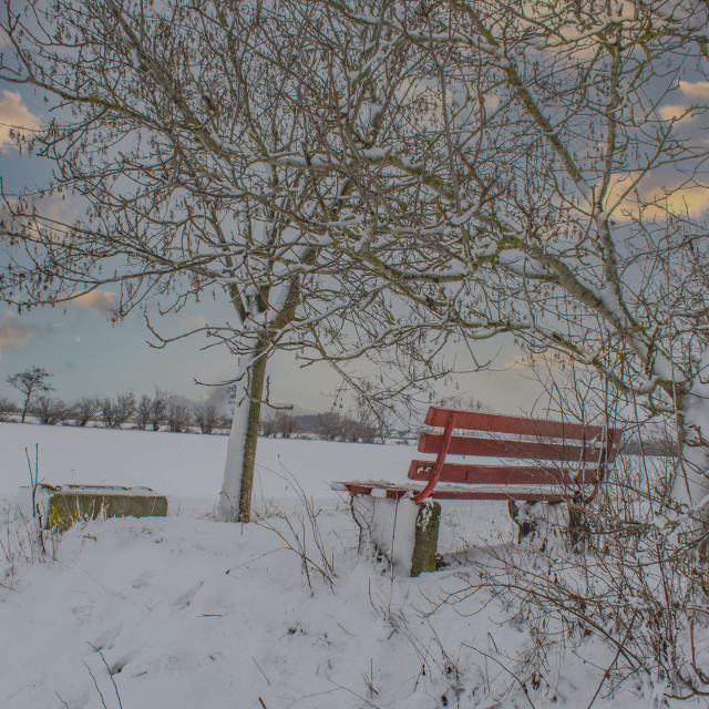 "DE - Baden-Wurttemberg : The bench" stock image
