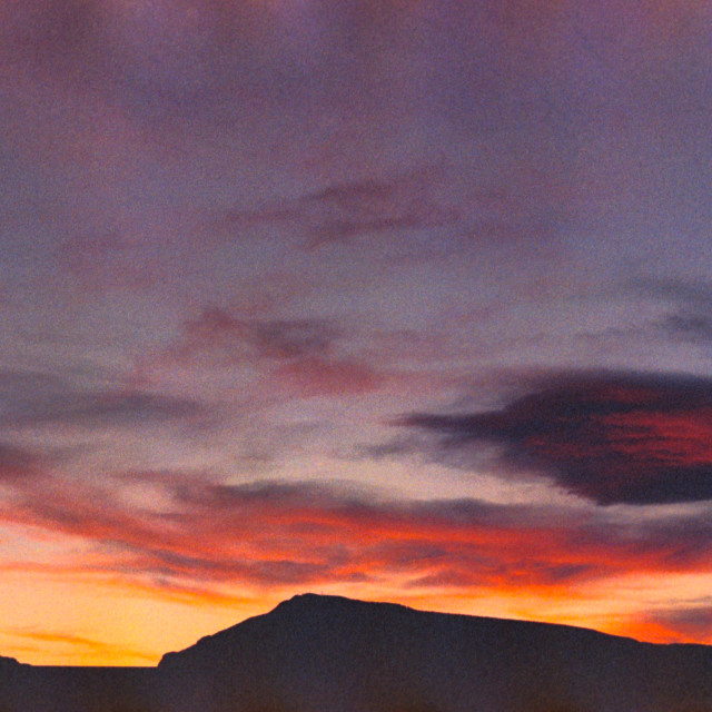 "Cody Wyoming Sunset" by Zachary I Peabody - £10.00 "Cody Wyoming Sunset" stock image
