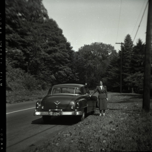 "Car on Road" by Zachary I Peabody - £10.00 "Car on Road" stock image