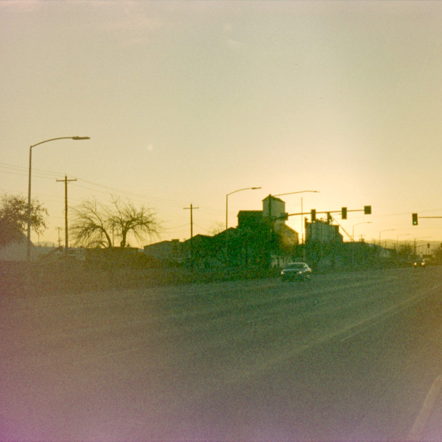 "Sunrise picture damages by heat" by Zachary I Peabody - £10.00 "Sunrise picture damages by heat" stock image