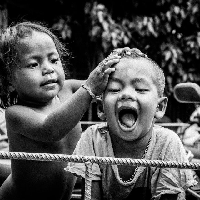 Thai Boy Girl playing - License, download or print for £24.80 | Photos ...