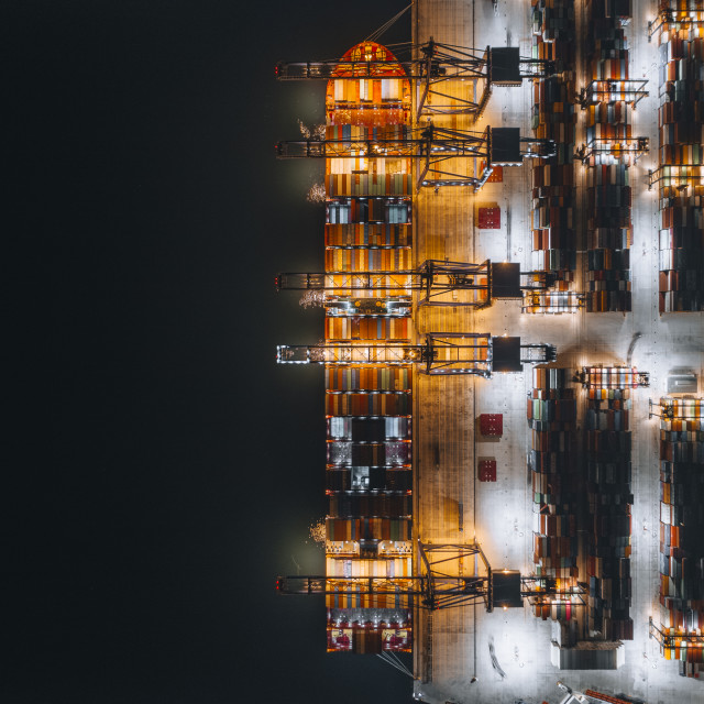 "Cosco Piraeus" by Dimitris Tzankatian - $87.93 "Cosco Piraeus" stock image