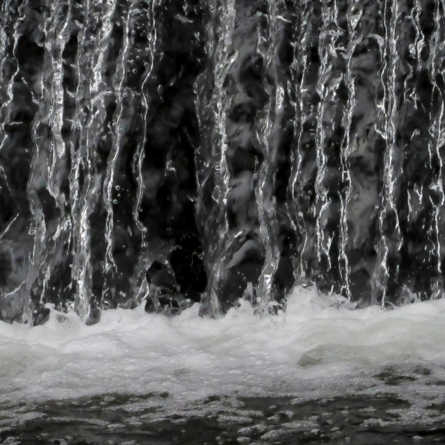 "Cascade of water." stock image