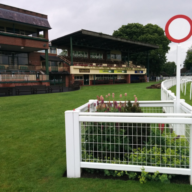 "Ripon Racecourse" stock image