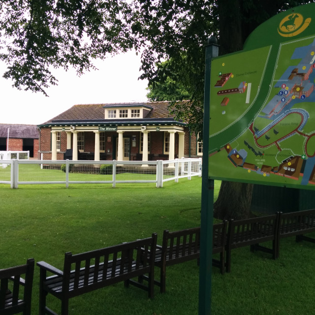 "Ripon Racecourse" stock image