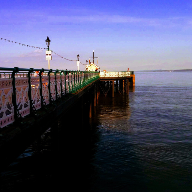 "Penarth Pier" stock image