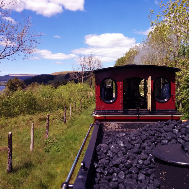 "Brecon Mountain Railway" stock image