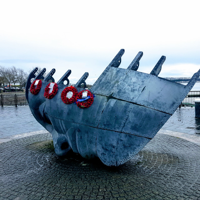 "Merchant Seafarers' War Memorial" stock image