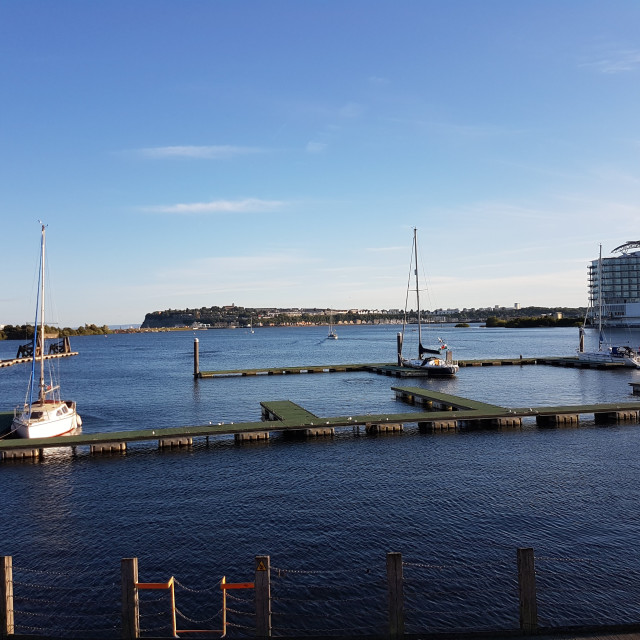 "Cardiff Bay" stock image