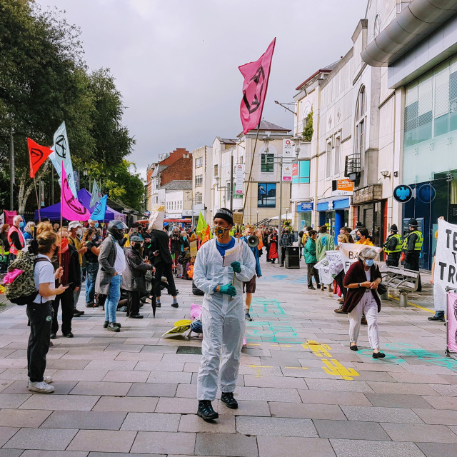 "Extinction Rebellion" stock image