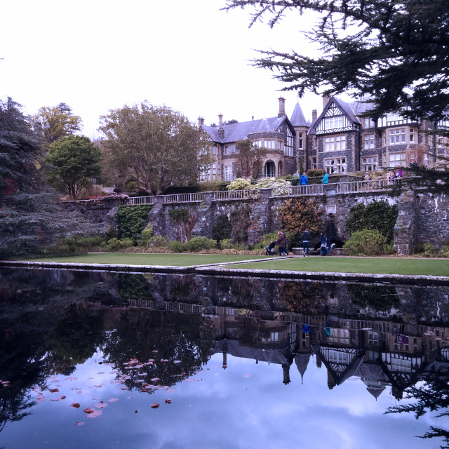 "Bodnant Garden" stock image