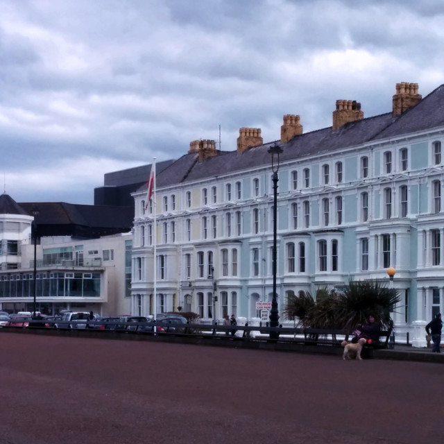 "Llandudno Seafront" stock image