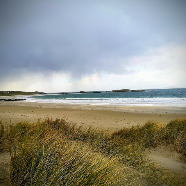 "Glassilaun beach" stock image