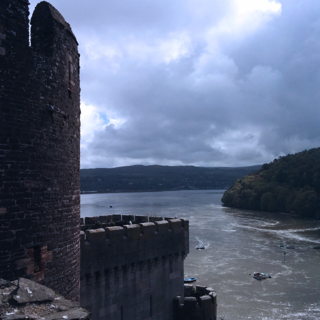 "Conwy Castle" stock image