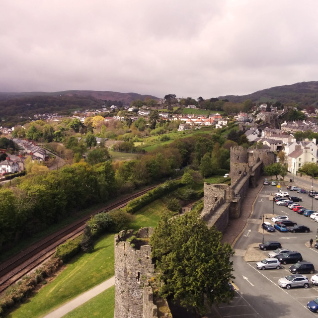 "Conwy Castle" by Steve Harrison - $3.74 "Conwy Castle" stock image