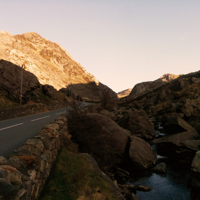 "Llanberis Pass" stock image