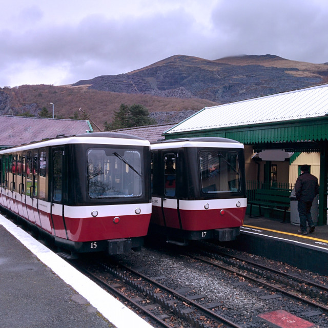 "Snowdon Mountain Railway" stock image