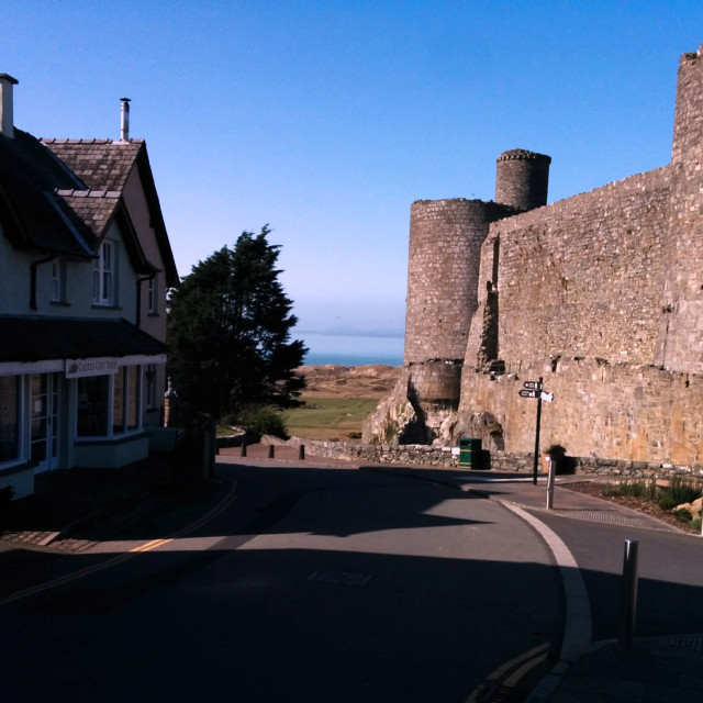 "Harlech Castle" stock image