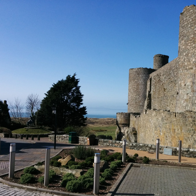 "Harlech Castle" stock image