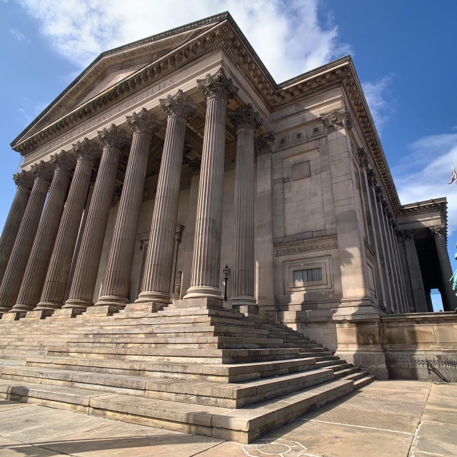 "St George's Hall in Liverpool" stock image