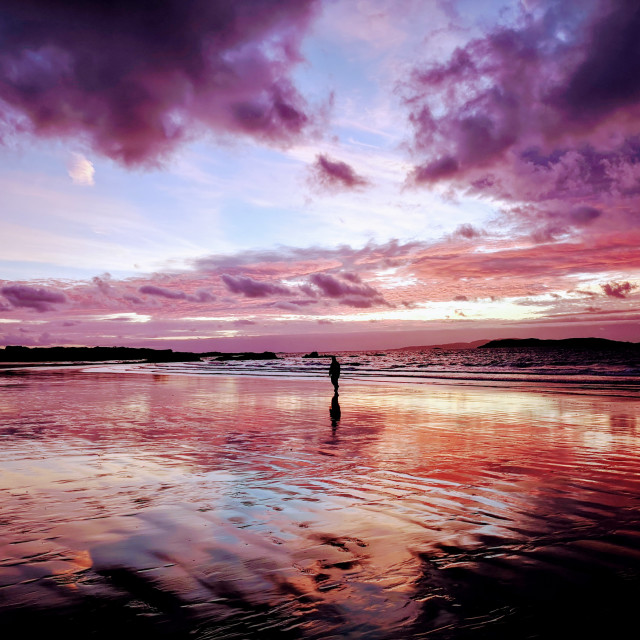 "Magic sky" stock image