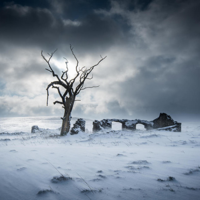 "Peak District Winter" by Andrew Gray Photography - £25.00 "Peak District Winter" stock image