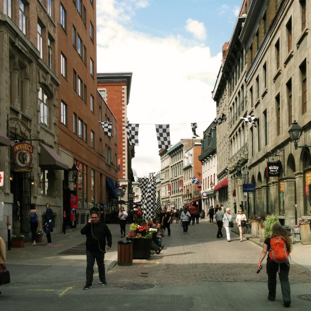 "Old Montreal" stock image