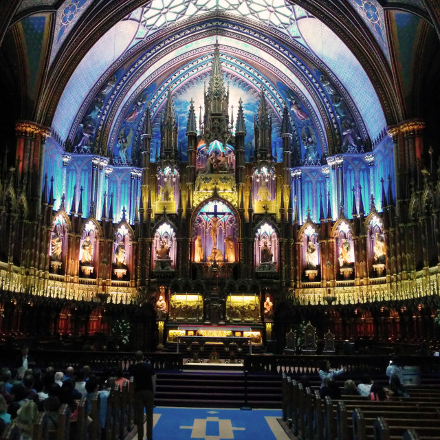 "Notre-Dame Basilica" stock image