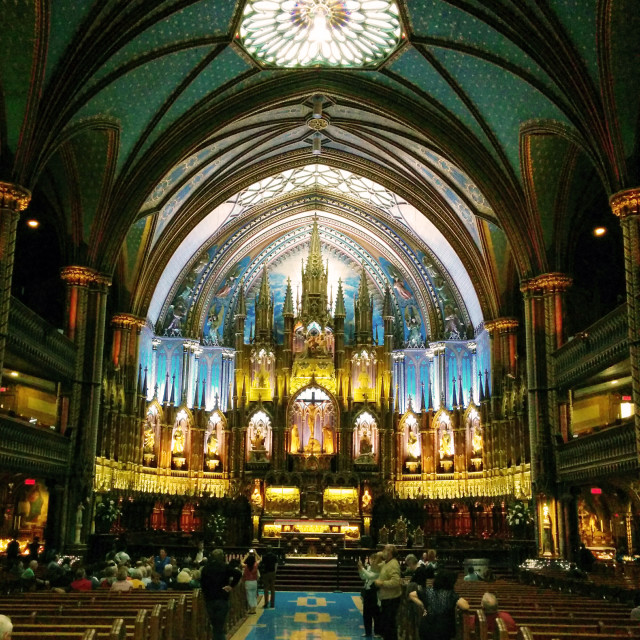 "Notre-Dame Basilica" stock image