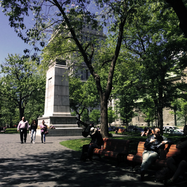 "Place du Canada" stock image