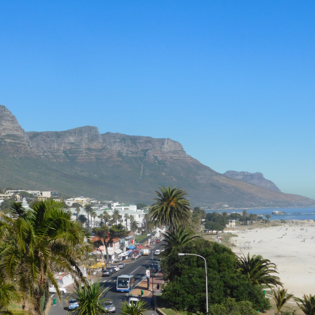 "Twelve Apostles, Camps Bay, Cape Town, South Africa" stock image