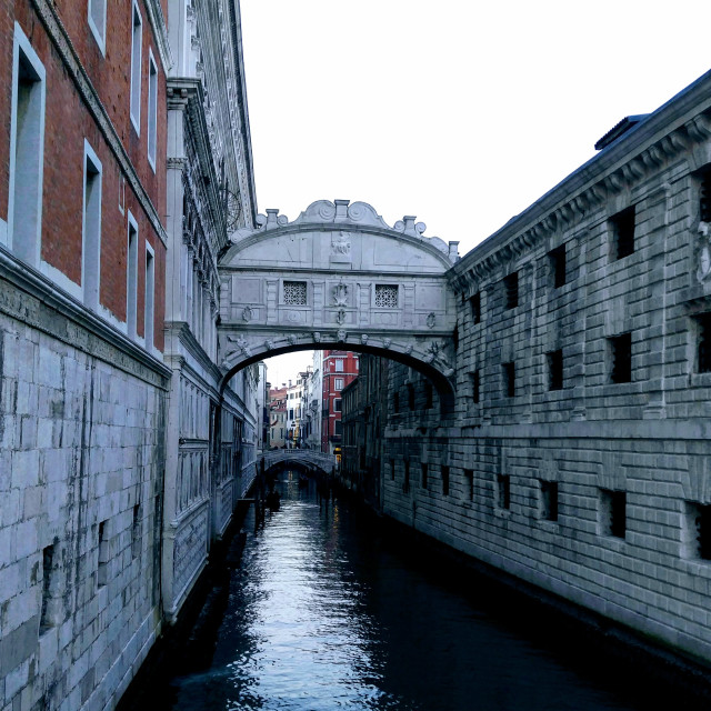 "Bridge of Sighs, Venice, Italy" stock image