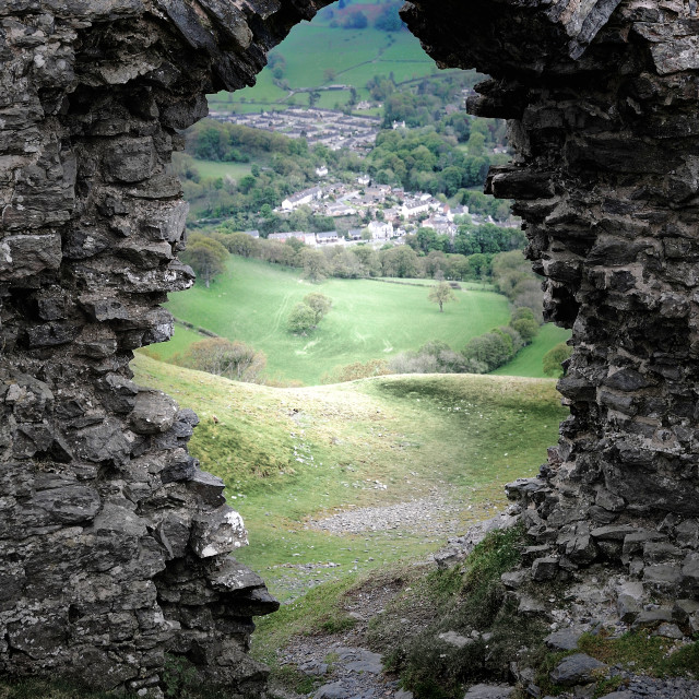 "LLANGOLLEN. NORTH WALES." stock image