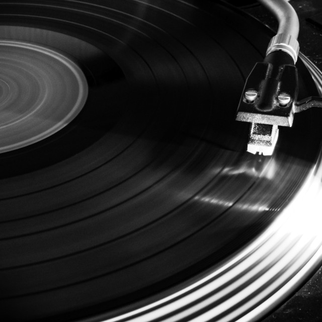 "Turntable." stock image